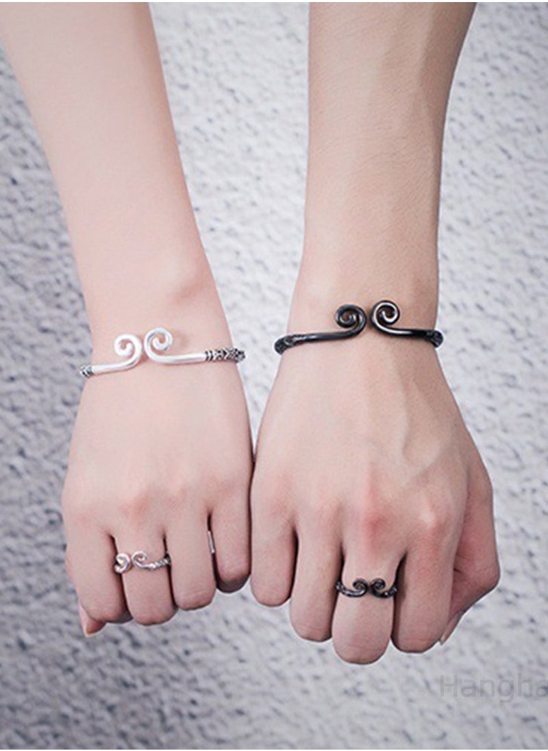 Hanghaijia Unisex Vintage Monkey King Wukong Buddhist Tightening Spell true love forever Bracelet  - Image 5
