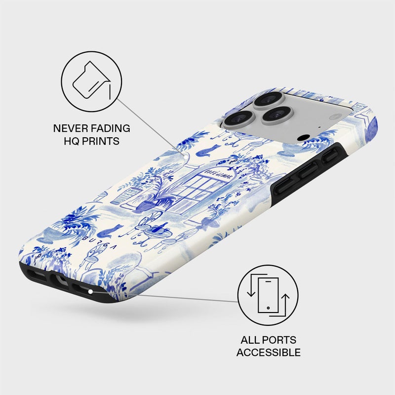 بورجا جراب برجا آيفون  برو ماكس فاخر مقاوم للخدش والصدمات بطبقة مزدوجة هجينة صلبة وسيليكون - Image 3