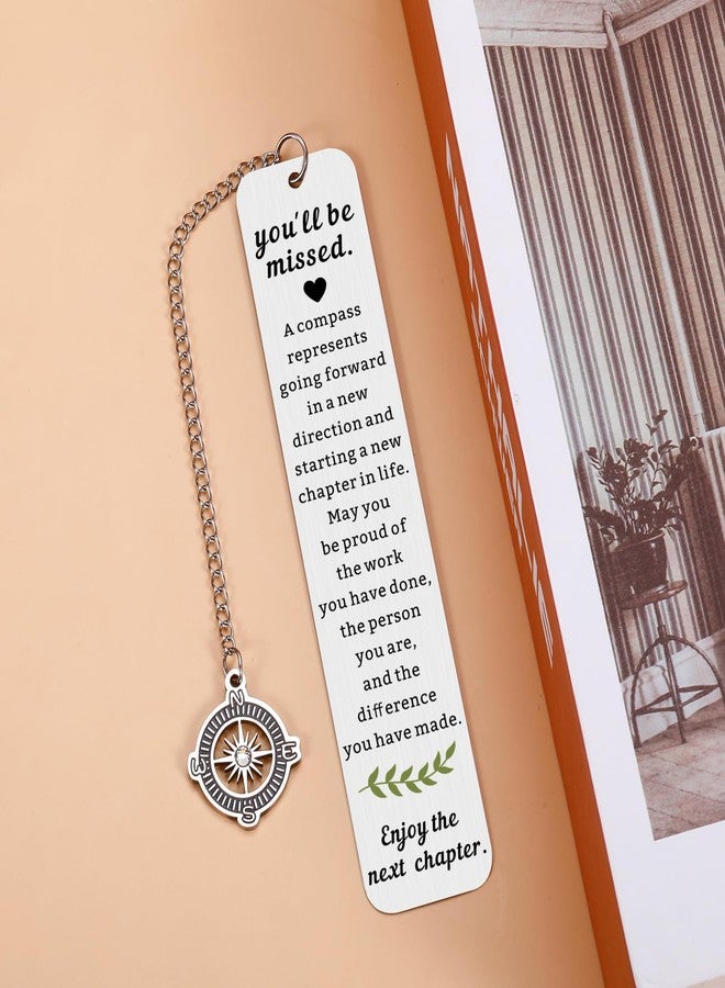 KINMES Farewell Gifts for Coworkers, Coworker Leaving Gifts for Women, Going Away Goodbye Gifts for Coworkers, Retirement Bookmark Gifts for Women Boss Manager Teacher Employee, Retirement Gift for Woman - Image 2