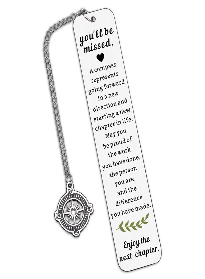KINMES Farewell Gifts for Coworkers, Coworker Leaving Gifts for Women, Going Away Goodbye Gifts for Coworkers, Retirement Bookmark Gifts for Women Boss Manager Teacher Employee, Retirement Gift for Woman - Image 1