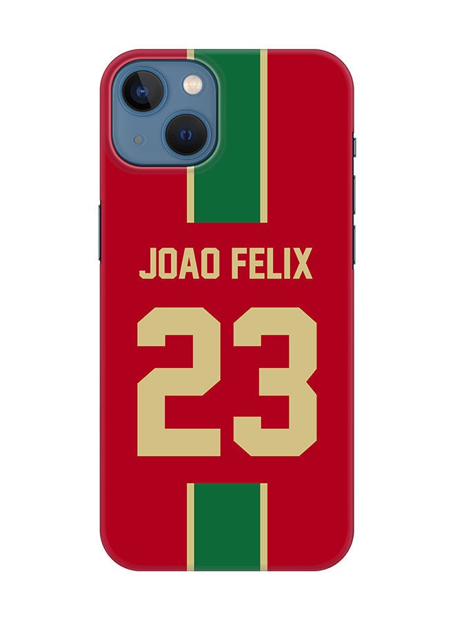 Stylizedd Slim Cover for Apple iPhone 14 Plus Case Snap Classic Series Mobile Cover Hard PC Shield Matte Finish Print -Portugal-Player-Joao Felix - Image 1