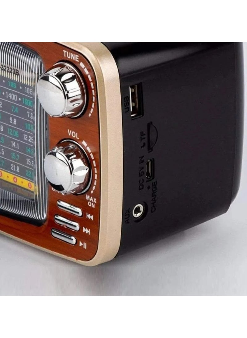 دينكس راديو DENX DX2447 بتقنية Hi-Fi مع بلوتوث وراديو FM ومداخل متعددة - Image 5