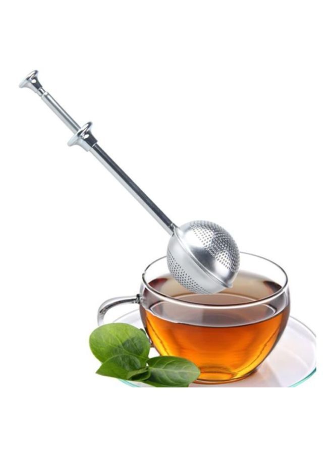 NIBEMINENT Stainless Steel Mesh Loose Tea Ball Infuser Silver 18centimeter - Image 2