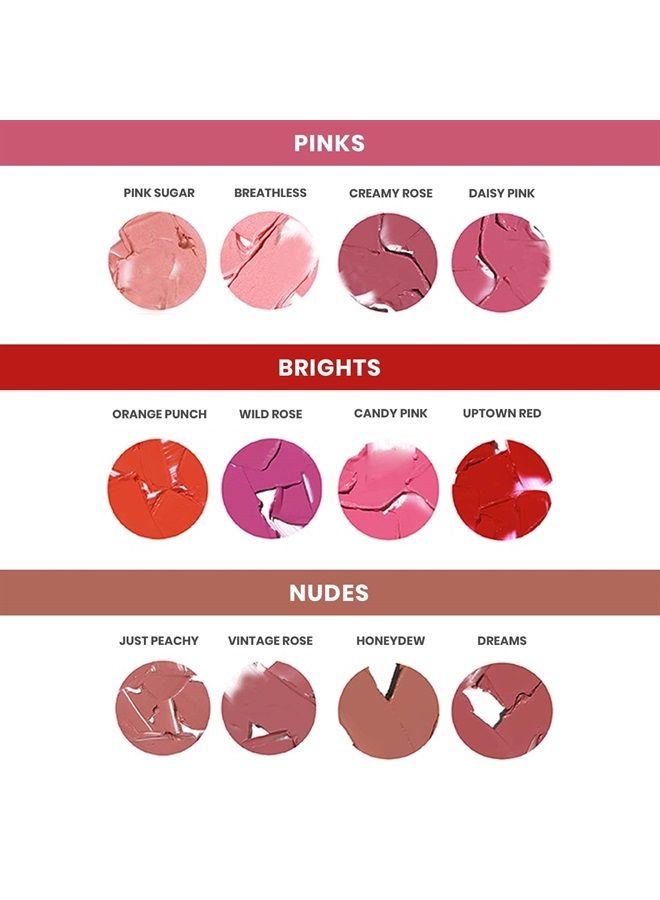 True + Luscious Super Moisture Lipstick – Clean, Vegan and Cruelty Free – Lasting Hydration for Dry Lips with a Satin Finish – Just Peachy