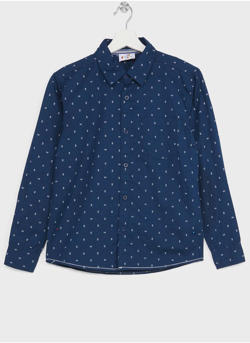 Pinata - Boys Printed Shirt And Pant Set - Image 1