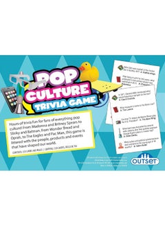 Outset Media Pop Culture Trivia Game - Party Game - Family Game - Travel Game - Fun and Easy to Play - 1200 Trivia Questions - for 2 or More Players - Ages 12+