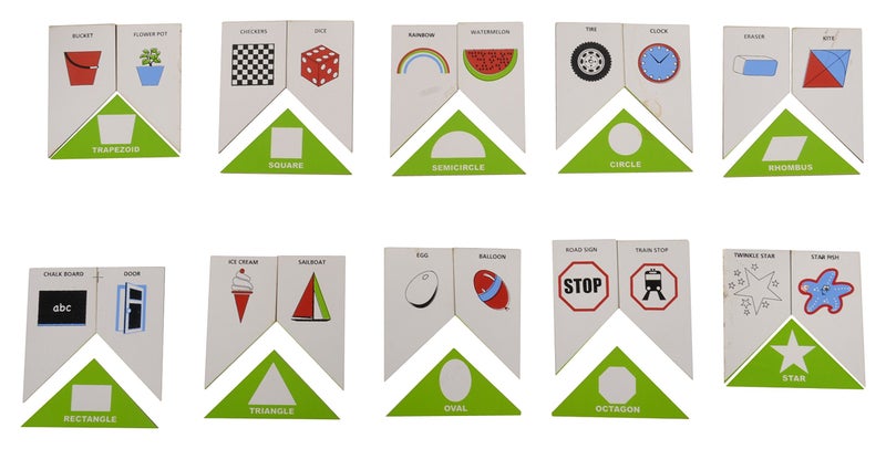Skillofun - SF-52B Wooden Shapes Around Us, Multi Color - Image 3