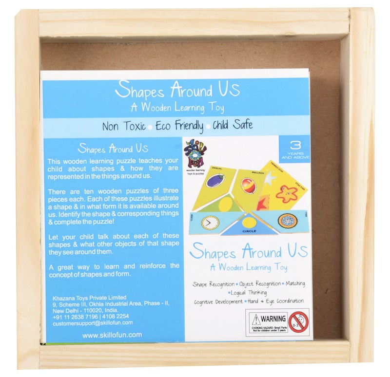 Skillofun - SF-52B Wooden Shapes Around Us, Multi Color - Image 4