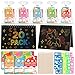 GOLDGE 20 Pack Rainbow Scratch Notebook Scratch Art Party Favors for Kids Bulk Goodie Bags Stuffers Girls Boys Classroom Prizes Return Gifts for Birthday Party Christmas Halloween Art Craft - Image 2