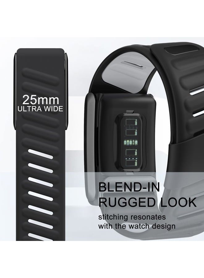 surundo Silicone Sport Band Compatible with Whoop 4.0 Band Strap Men Women, Soft Breathable Sport Adjustable Waterproof Replacement Wristbands Straps for Whoop 4.0 Bands - Image 4