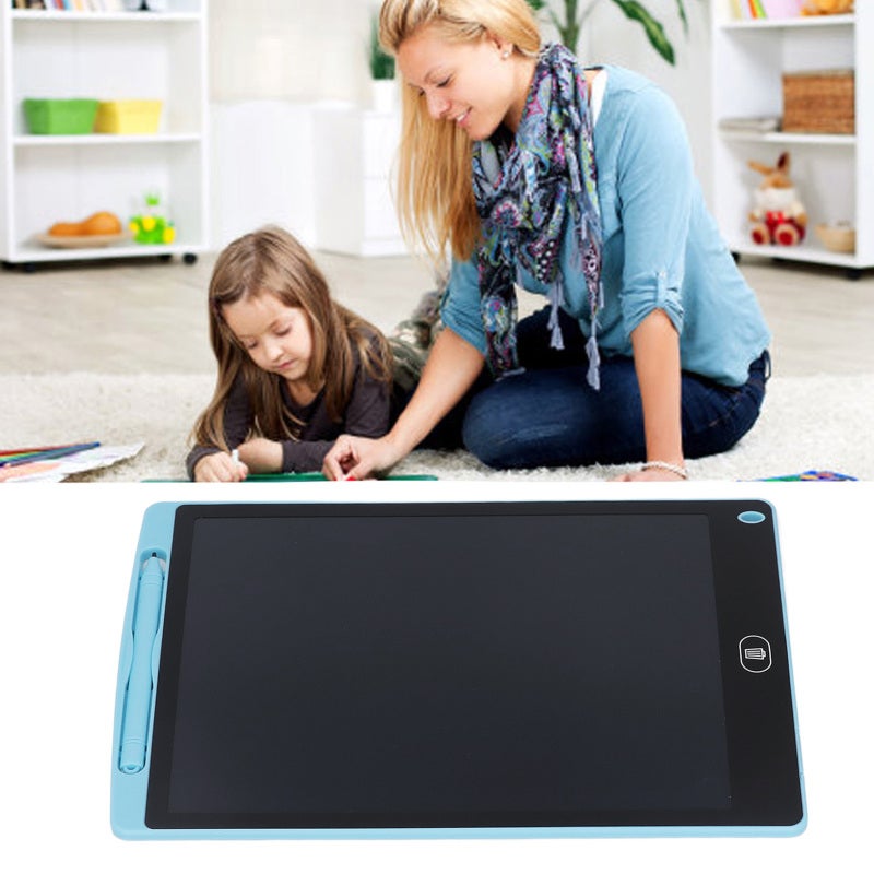 LCD Writing Tablet 12-Inch Sky Blue: Eye-Friendly - Educational Learning Drawing Board for Kids Toddlers - Image 5