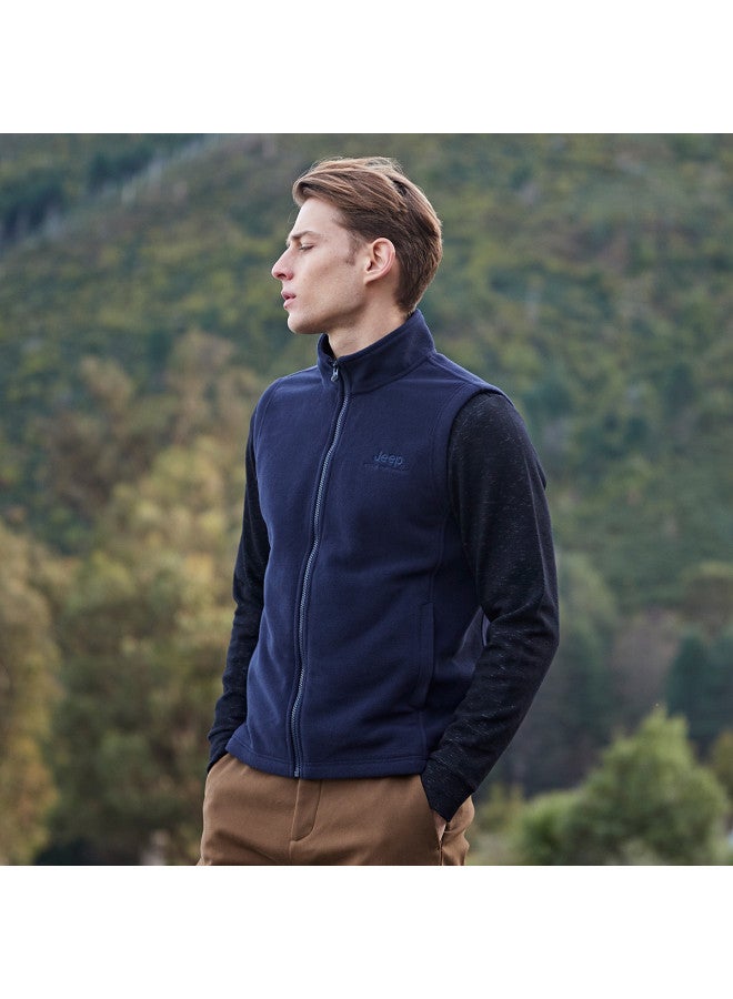 Jeep Autumn Winter Fleece Vest, Warm & Versatile Outdoor Vest, Casual Stylish Men's Vest - Image 5