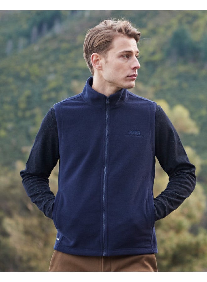 Jeep Autumn Winter Fleece Vest, Warm & Versatile Outdoor Vest, Casual Stylish Men's Vest - Image 1