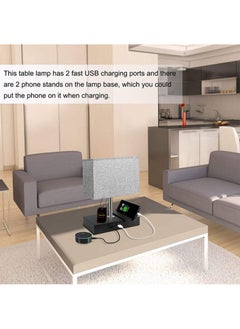 Sharpdo Usb Charging Table Lamp Cloth Cover  - Image 5