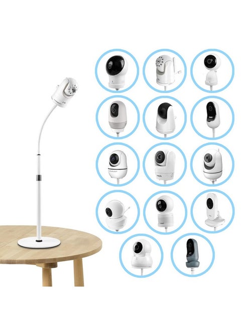 Koroao 21-29.5in Desktop Adjustable Mount for Eufy720P/Eufy Spaceview/Hellobaby HB66/Owlet Cam 2 /Babysense HD S2/V43/VTech VM5463/ VM819/ VM923/924/Nooie360°/Infant DXR-8/VAVA/Hipp Baby Monitor