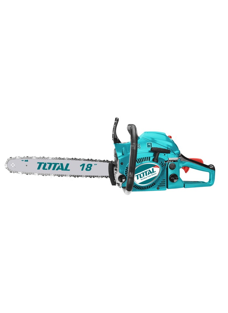 TOTAL Gasoline Chain Saw 46cc 18 Inch 1.8Kw TG5451811