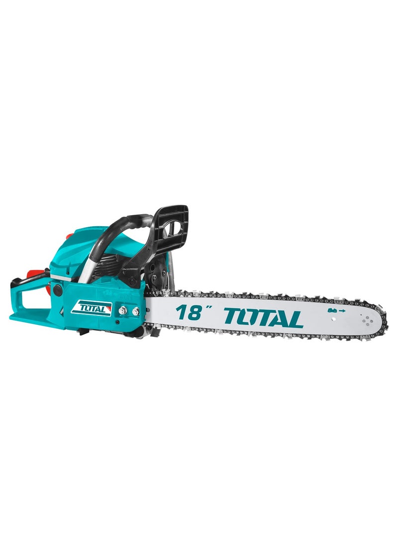 TOTAL Gasoline Chain Saw 46cc 18 Inch 1.8Kw TG5451811