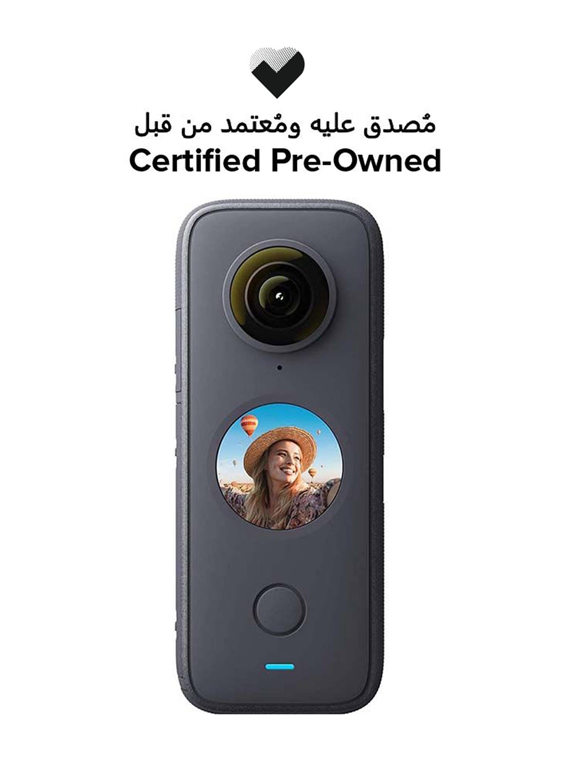 Certified Pre Owned - Insta360 ONE X2 Degree Action Camera - Dark Grey