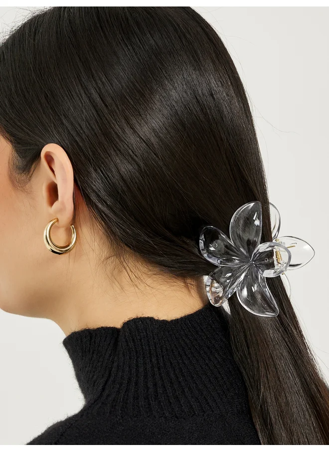 ستايلي Styli Set of 4 - Transparent Hair Claw Clip