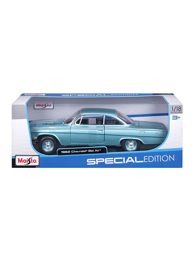 Maisto - 1:18 Special Edition 1962 Chevrolet Bel Air Matte Light Blue Officially Licensed Scaled Replicas of Collectible Diecast Metal Models with Exquisite Interior and Exterior Detailing for All Age. - Image 1