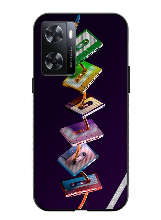 VR CREATIVE Protective Case Cover For OnePlus Nord N20 SE Cassette Tape Design Multicolour - Image 1
