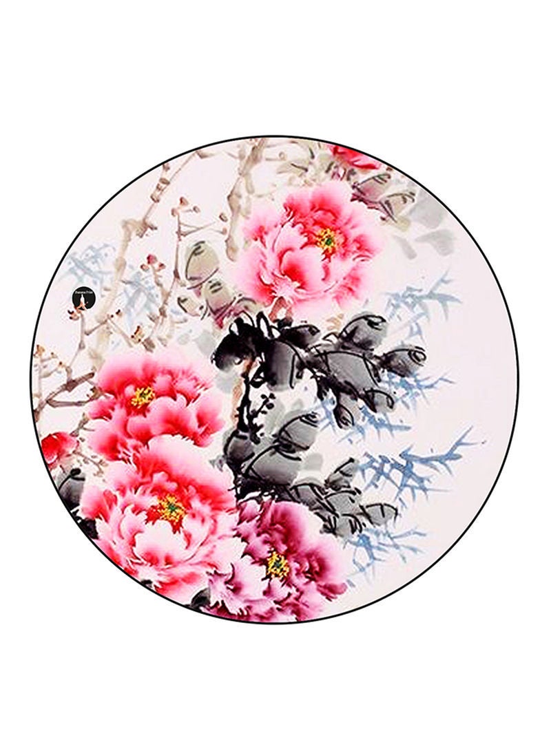 RKN Flowers Printed Mouse Pad  Multicolour