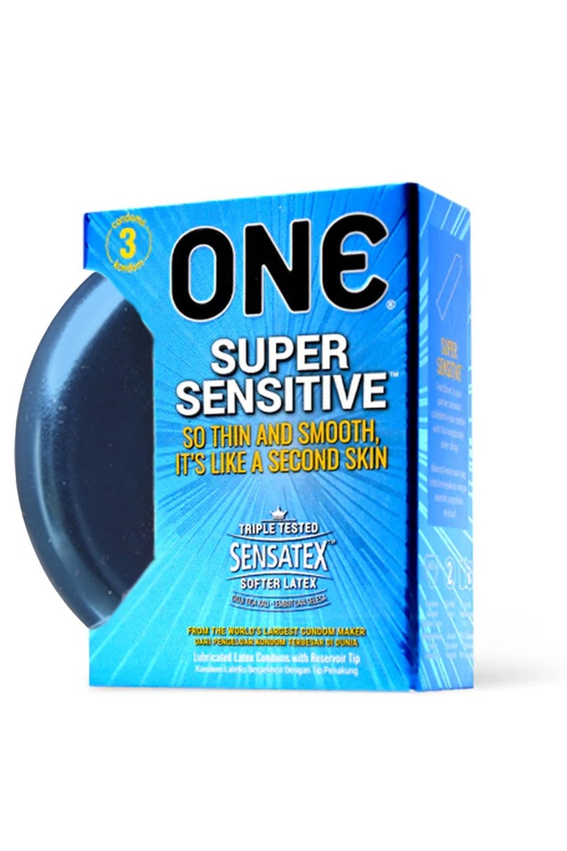 ONE Super Sensitive Condoms | Pack of 3