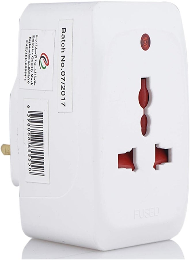AKDC Oshtraco Adapter 3 Pin 3 Way Universal Socket  - Image 5