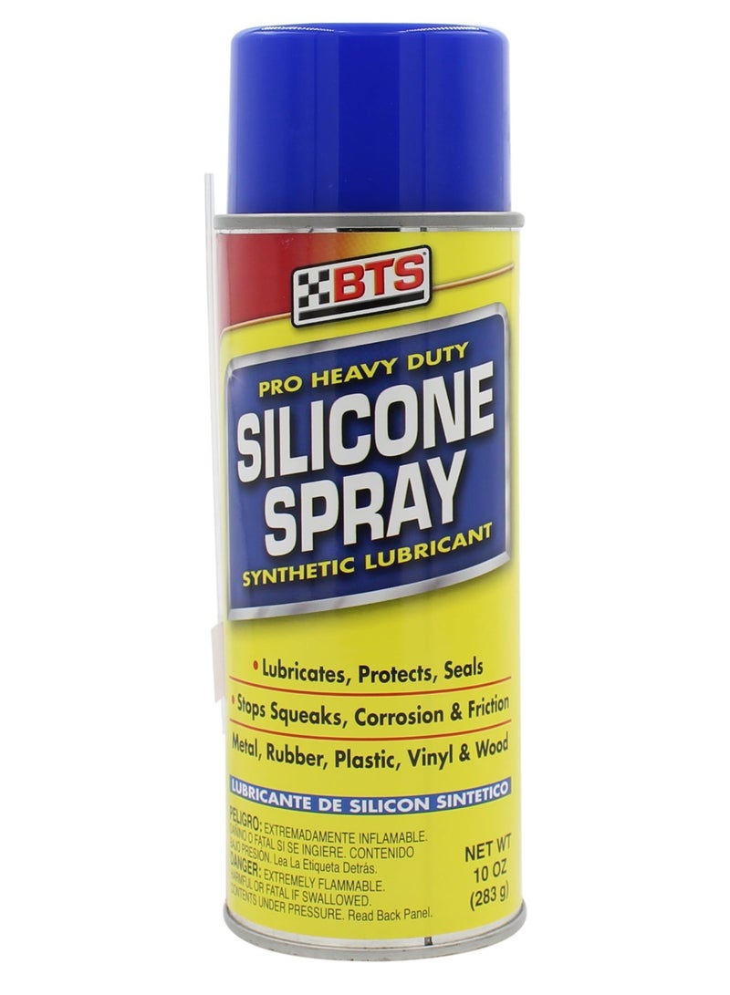 BTS Pro Heavy Duty Silicone Spray Synthetic Lubricant 283 g - Image 1