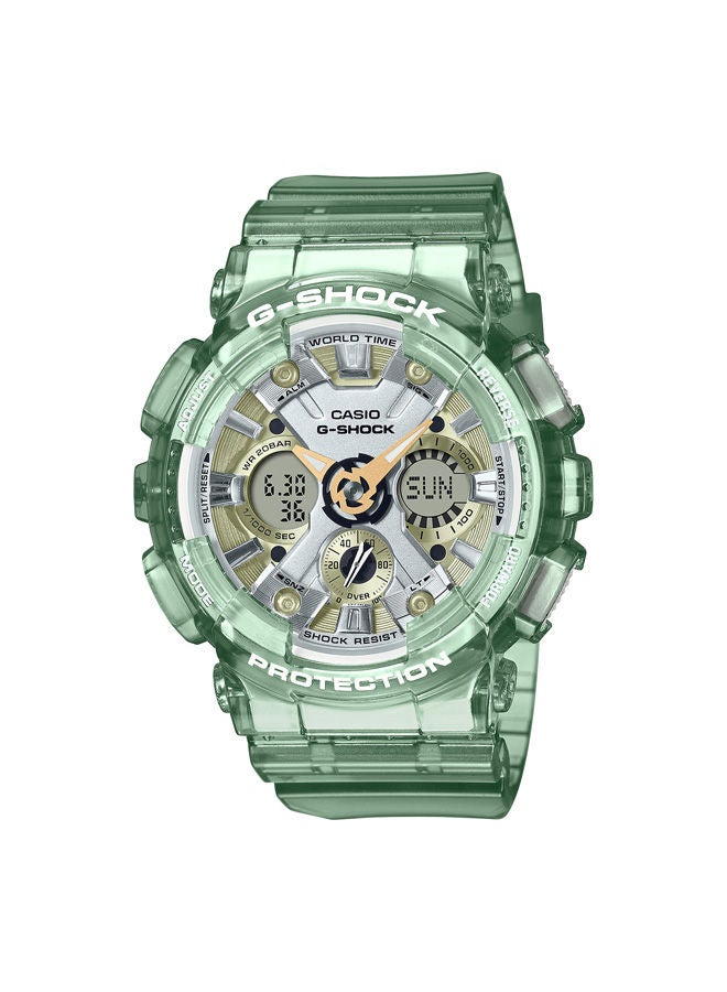 كاسيو ساعة يد من الراتينغ بعقارب ورقمي GMA-S120GS-3ADR - Image 1