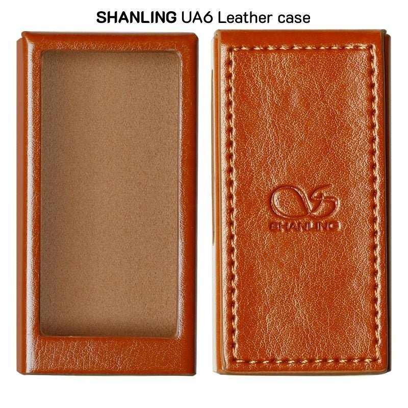 Shanling UA6 Official Non-Slip Wear-Resistant Leather Case, Brown