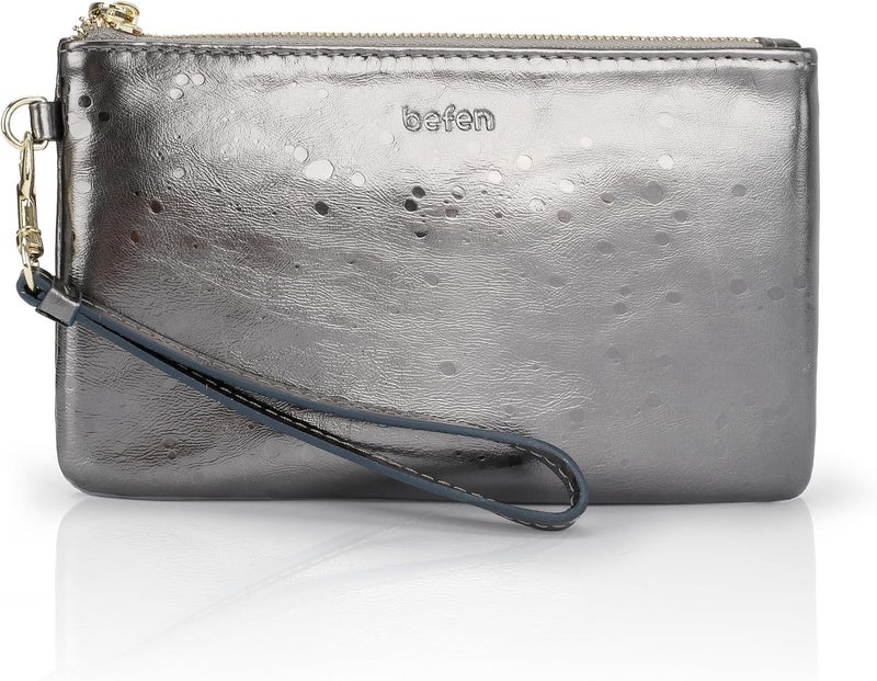 befen Genuine Leather Wristlet Clutch RFID Blocking Bag Cell Phone Wallet Purse Wristlet Wallet Purses and Handbags for Women - Image 1