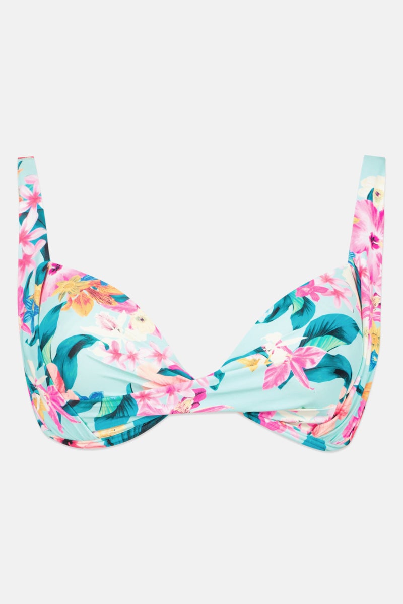 RIP CURL Women Floral Print Underwired Padded Bikini Top, Multicolor - Image 2