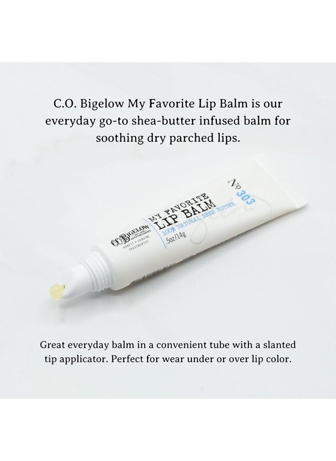 C. O. Bigelow C.O. Bigelow Lip Balm Tube Trio Variety Pack Includes Rose Salve My Favorite Lip Balm Mentha Lip Shine Moisturizing Lip Balms 3 Pack 0.5 Oz Each  - Image 2