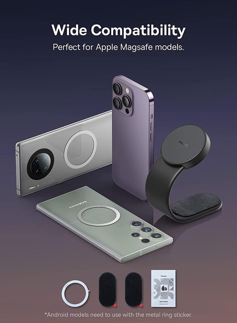 Upgraded Magnetic Wireless Car Charger, 15W Fast Charging for MagSafe Car Mount Charger with 360° Adjustable Arm, Relocatable Cell Phone Holder for iPhone, Samsung Galaxy, Google Pixel, Gifts for Men - Image 4