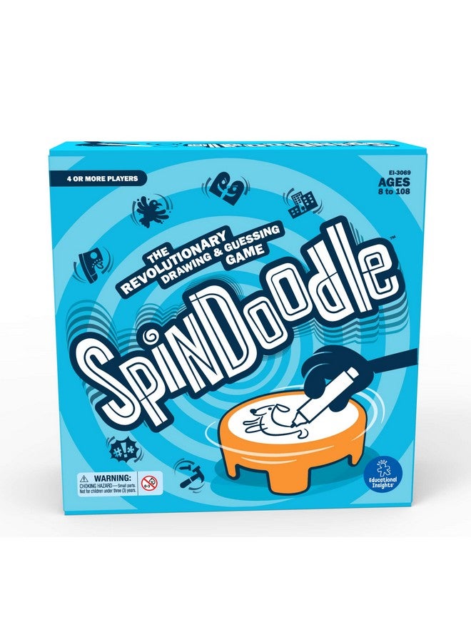 إديوكيشنال إنسايتس لعبة الرسم السريع Spindoodle - ألعاب عائلية ممتعة، ألعاب لوحية للكبار والصغار من سن 8 سنوات فما فوق، مثالية للحفلات العائلية وليلة اللعب - Image 1