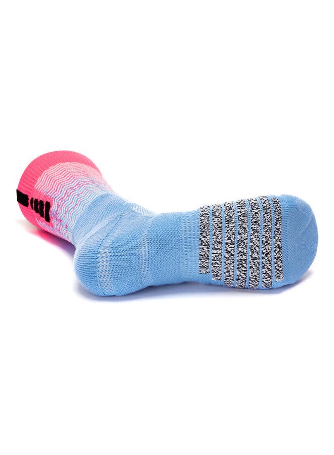Tfo Event-level Outdoor Socks Breathable Durable Hiking Mountaineering Running Socks B216 Women's Blue - Image 2
