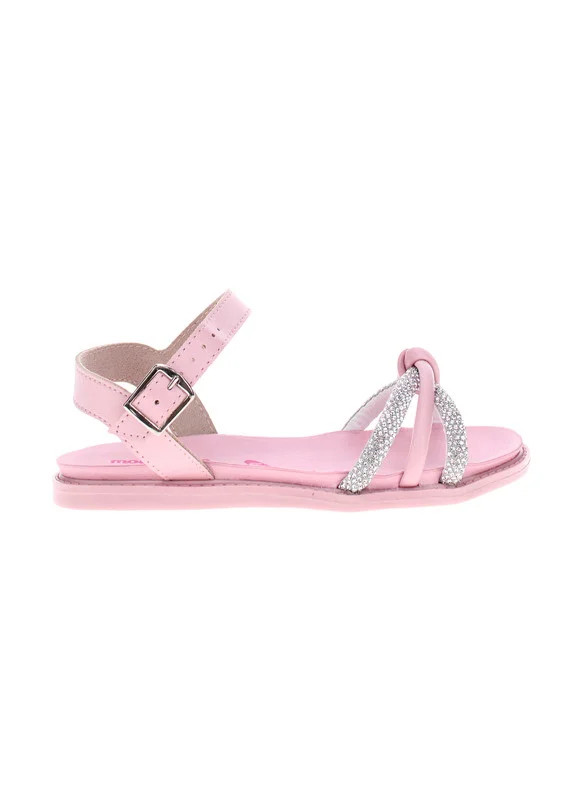 موليكينها Molekinha Junior Girls Sandals With Back Strap Pink | Made In Brazil