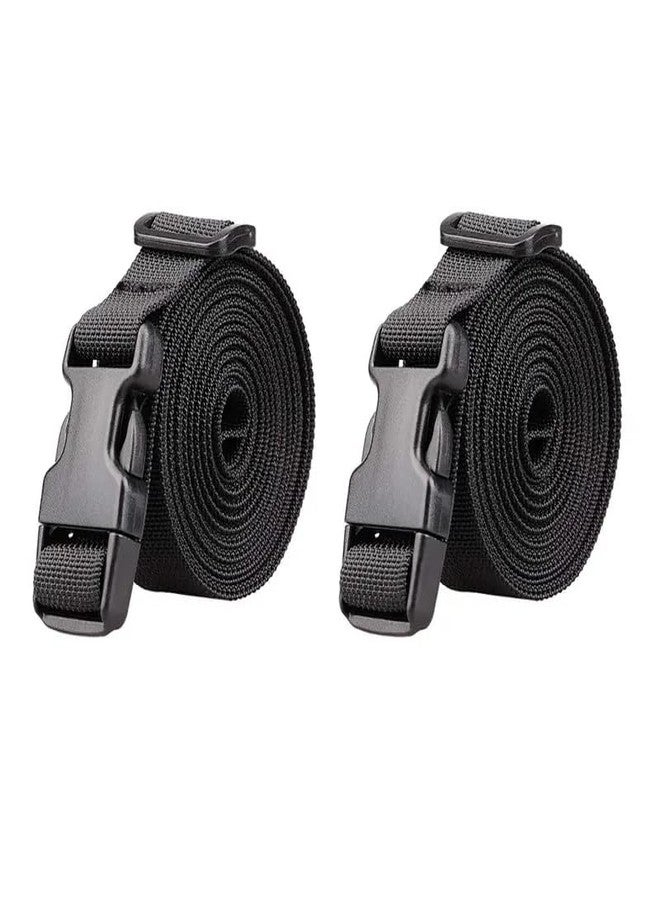 BASRI Secure & Versatile Utility Strap Belt - 10 Foot Long by 4cm Wide - Durable Lashing Strap with Multiple Use Adjustable, Delrin Buckle - Image 1
