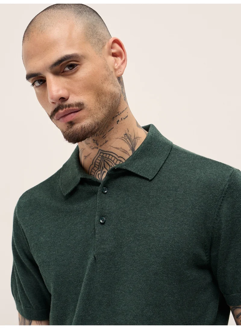 THE BEAR HOUSE  Men’s Short Sleeve Polo T-Shirt | Casual or Smart Style | Perfect for Work, Travel, Everyday Outfits & All-Season Wear | Stylish, Comfortable & Versatile for Any Occasion for Men | Best Price UAE