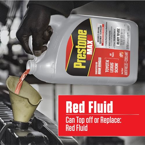 Prestone MAX Asian Red 50/50 Antifreeze Automotive Coolant, Pack of One - Image 2