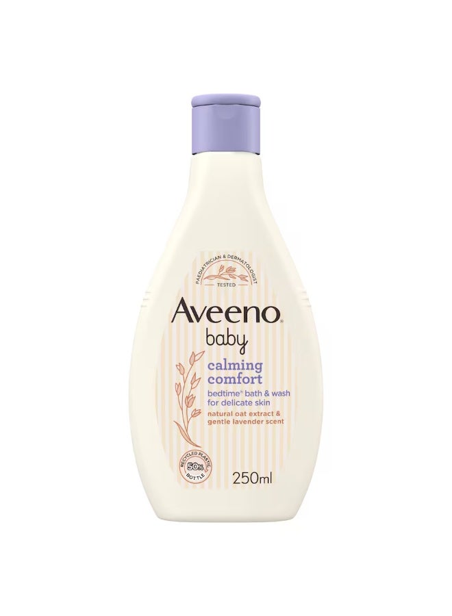 Aveeno Baby Calming Comfort Bedtime Bath & Wash 250ML - Image 1