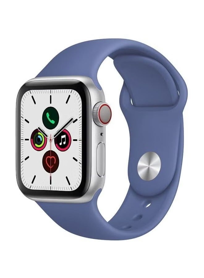 vesus Replacement Band For Apple Watch Series 5/4/3/2/1 40/38mm Linen Blue