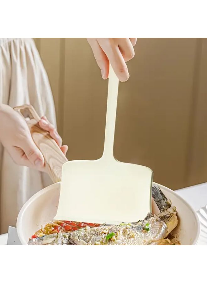 Generic White Heavy Duty Heat Resistant Spatula Wide Mouth Design Non ...