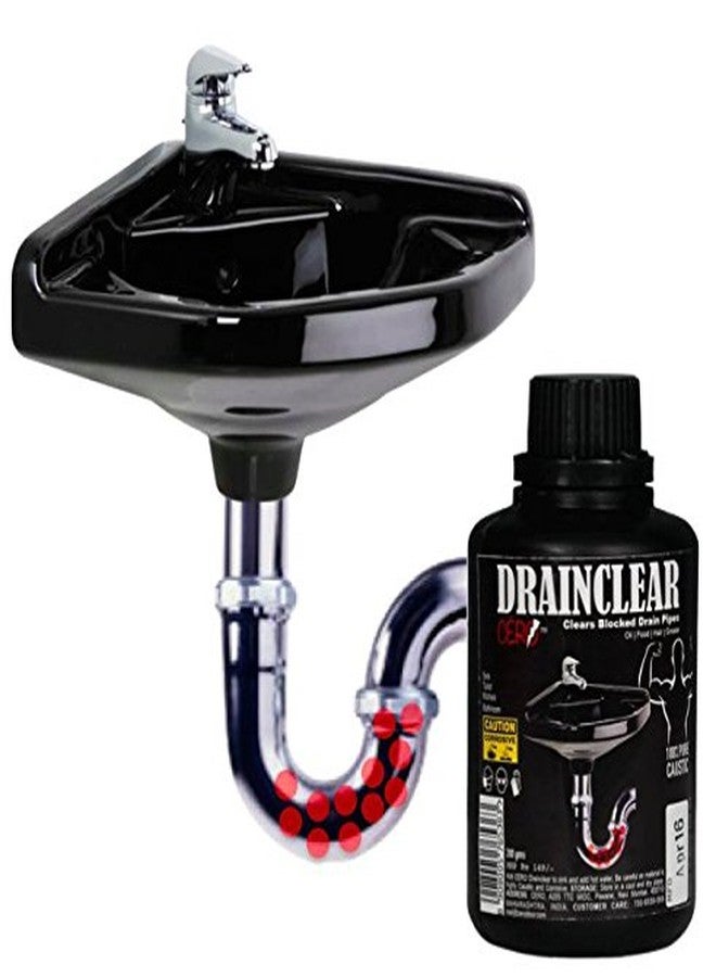CERO DRAINCLEAR Dry Powder Formula Removes Blockages, Drain Cleaner Powder for Unclogs Bathroom, Kitchen Sink Pipe Drainage System, Powerful Action Granules Plumbing Cleaner- (200gm - Image 4