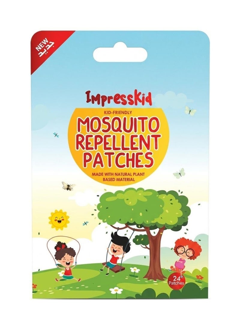 Impressmed Impresskid Kid-Friendly Natural Plant Based Mosquito Repellent Patches 24 Count - Image 1