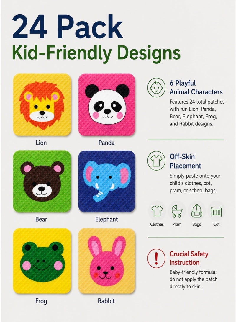 Impressmed Impresskid Kid-Friendly Natural Plant Based Mosquito Repellent Patches 24 Count - Image 2