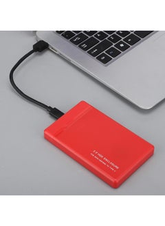 Thoraya HTH-YP0013 Portable USB3.1 SATA 2.5''HDD+Hard Disk Box(Red 2TB)  - Image 4