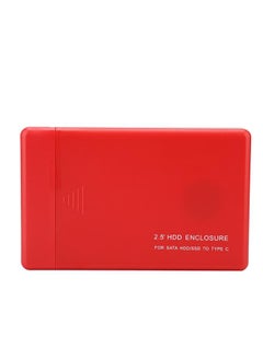 Thoraya HTH-YP0013 Portable USB3.1 SATA 2.5''HDD+Hard Disk Box(Red 2TB)  - Image 2