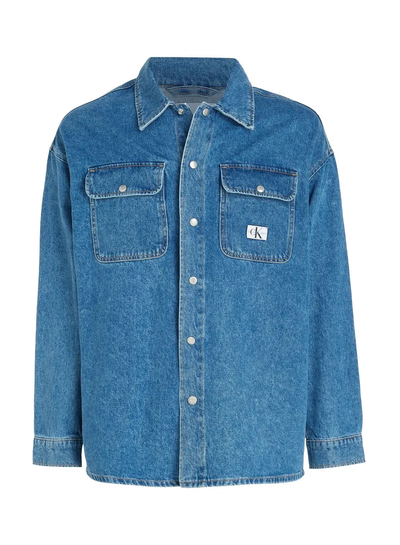 Calvin Klein Jeans Denim Boxy Loose Fit Shirt